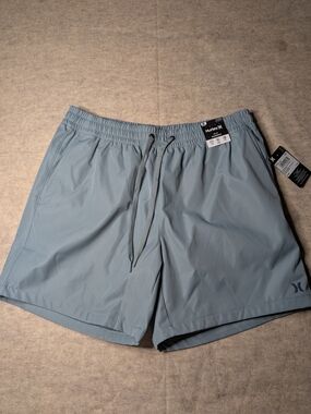 Hurley Men's Swim Hybrids in Dusty Blue